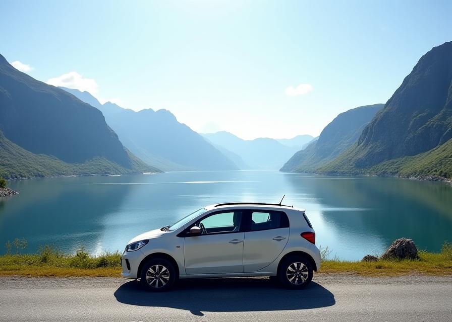 Kompaktbil for turister i Norge