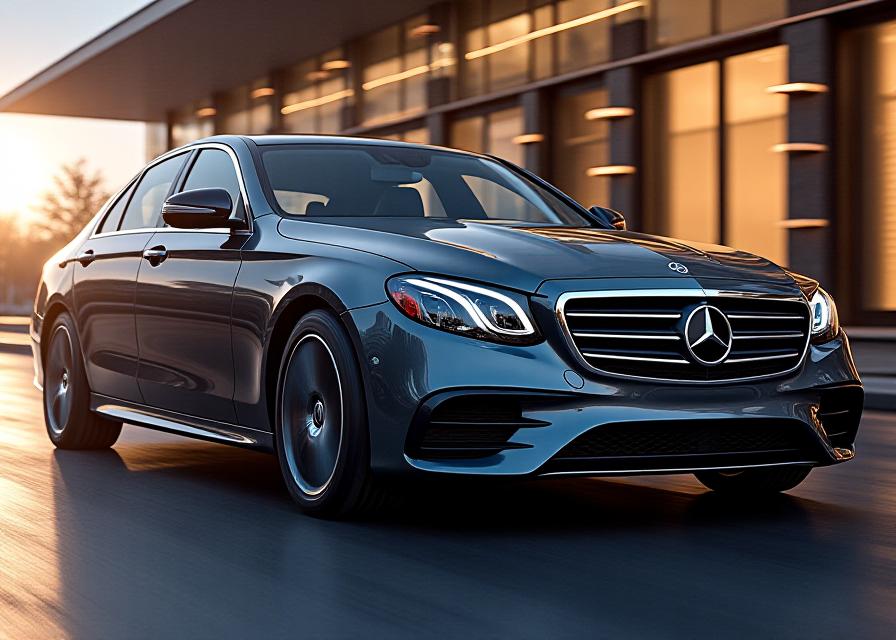 Mercedes E-klasse luksusbil