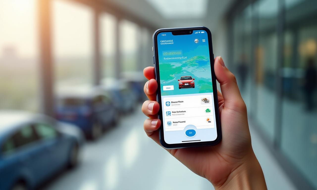 Bilutleie app booking